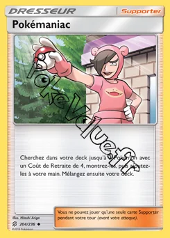 Carte Pokémon Pokémaniac n°204 de la série Harmonie des Esprits