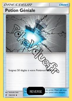 Carte Pokémon Potion Géniale Reverse n°198 de la série Harmonie des Esprits
