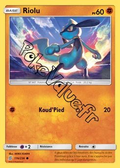 Carte Pokémon Riolu  n°116 de la série Harmonie des Esprits