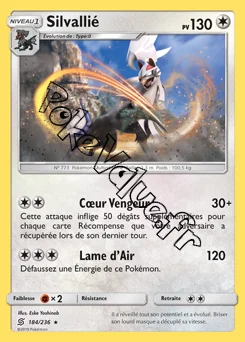 Carte Pokémon Silvallié n°184 de la série Harmonie des Esprits