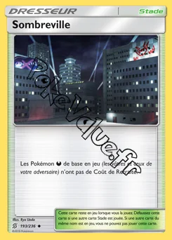 Carte Pokémon Sombreville n°193 de la série Harmonie des Esprits