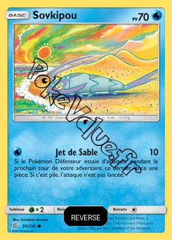 Carte Pokémon Sovkipou Reverse n°50 de la série Harmonie des Esprits