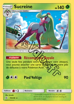Carte Pokémon Sucreine n°19 de la série Harmonie des Esprits