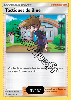 Carte Pokémon Tactiques de Blue Reverse n°188 de la série Harmonie des Esprits