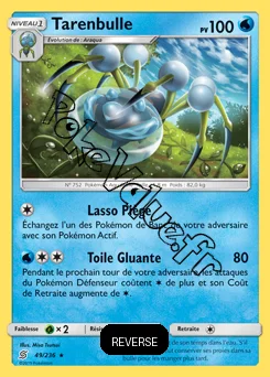 Carte Pokémon Tarenbulle Reverse n°49 de la série Harmonie des Esprits