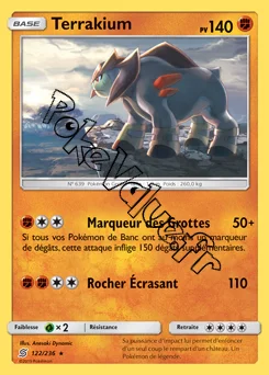 Carte Pokémon Terrakium n°122 de la série Harmonie des Esprits