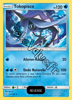 Carte Pokémon Tokopisco  Reverse n°53 de la série Harmonie des Esprits