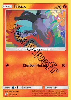 Carte Pokémon Tritox n°33 de la série Harmonie des Esprits