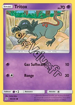 Carte Pokémon Tritox n°98 de la série Harmonie des Esprits