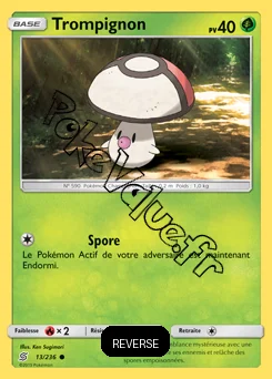 Carte Pokémon Trompignon Reverse n°13 de la série Harmonie des Esprits