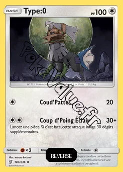 Carte Pokémon Type:0 Reverse n°183 de la série Harmonie des Esprits