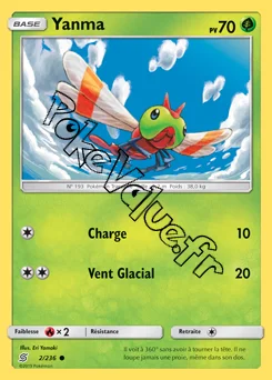 Carte Pokémon Yanma  n°2 de la série Harmonie des Esprits