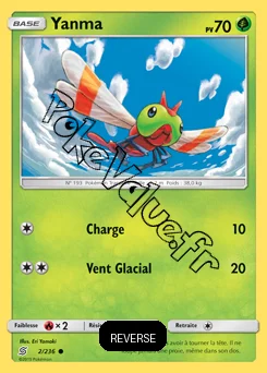 Carte Pokémon Yanma  Reverse n°2 de la série Harmonie des Esprits