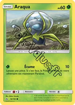 Carte Pokémon Araqua  n°16 de la série Ultra-Prisme