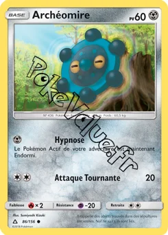 Carte Pokémon Archéomire n°86 de la série Ultra-Prisme