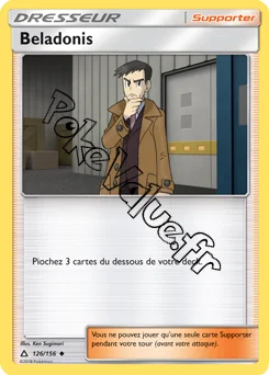 Carte Pokémon Beladonis n°126 de la série Ultra-Prisme