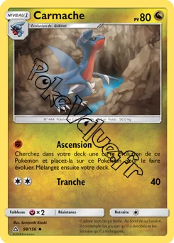 Carte Pokémon Carmache  n°98 de la série Ultra-Prisme