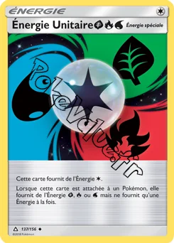 Carte Pokémon Énergie Unitaire n°137 de la série Ultra-Prisme