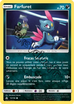 Carte Pokémon Farfuret n°73 de la série Ultra-Prisme
