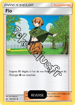 Carte Pokémon Flo Reverse n°124 de la série Ultra-Prisme
