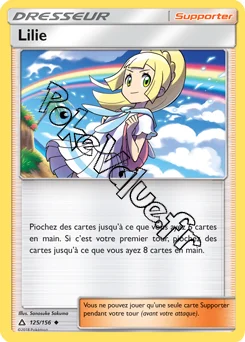 Carte Pokémon Lilie n°125 de la série Ultra-Prisme