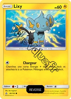 Carte Pokémon Lixy  Reverse n°46 de la série Ultra-Prisme