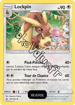 Carte Pokémon Lockpin Reverse n°107 de la série Ultra-Prisme