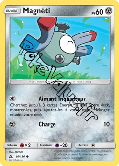 Carte Pokémon Magnéti n°80 de la série Ultra-Prisme