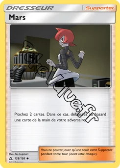 Carte Pokémon Mars n°128 de la série Ultra-Prisme
