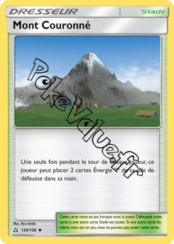 Carte Pokémon Mont Couronné n°130 de la série Ultra-Prisme
