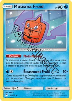 Carte Pokémon Motisma Froid n°41 de la série Ultra-Prisme
