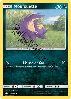 Carte Pokémon Moufouette n°75 de la série Ultra-Prisme