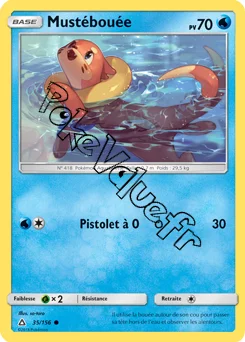 Carte Pokémon Mustébouée n°35 de la série Ultra-Prisme