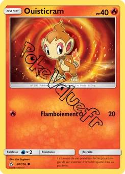 Carte Pokémon Ouisticram n°20 de la série Ultra-Prisme
