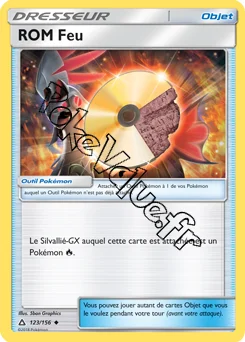 Carte Pokémon ROM Feu n°123 de la série Ultra-Prisme