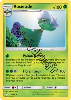 Carte Pokémon Roserade  n°5 de la série Ultra-Prisme