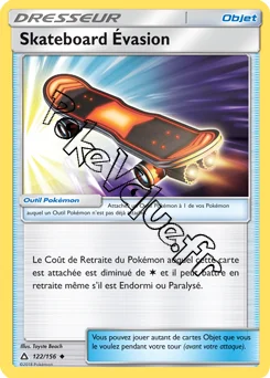 Carte Pokémon Skateboard Évasion n°122 de la série Ultra-Prisme