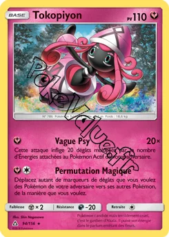 Carte Pokémon Tokopiyon  n°94 de la série Ultra-Prisme
