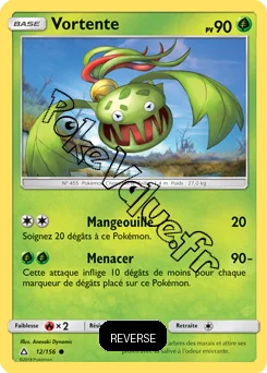 Carte Pokémon Vortente Reverse n°12 de la série Ultra-Prisme