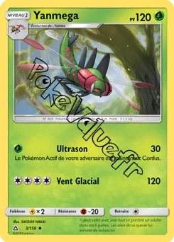 Carte Pokémon Yanmega  n°3 de la série Ultra-Prisme