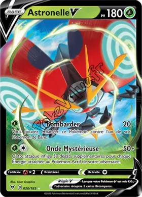 Carte Pokémon Astronelle V n°20 de la série Voltage Éclatant