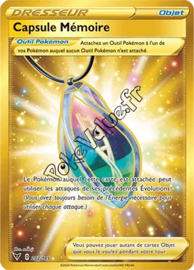 Carte Pokémon Capsule Mémoire n°202 de la série Voltage Éclatant