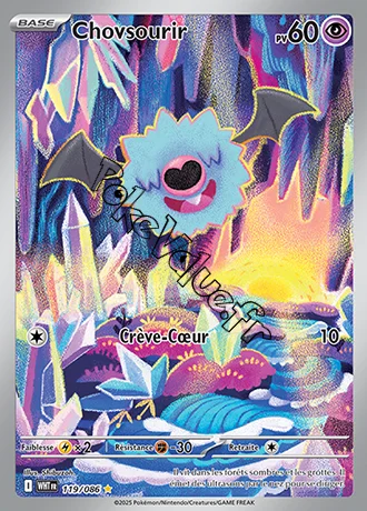Carte Pokémon Chovsourir  n°119 de la série Flamme Blanche